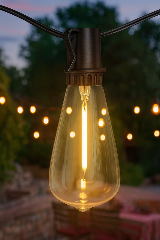 Charm 48-Foot Dimmable Solar String Lights with Remote